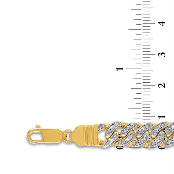 Luxe Layers 1 CTW Natural Diamond Cuban Link 24-inch Chain in Yellow Gold Plated Sterling Silver, sub_class:SC2519-Gold Plated Silver Chain