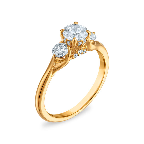 Red Hot Deal 1 CTW Lab Grown Diamond Ring in 10KT Gold