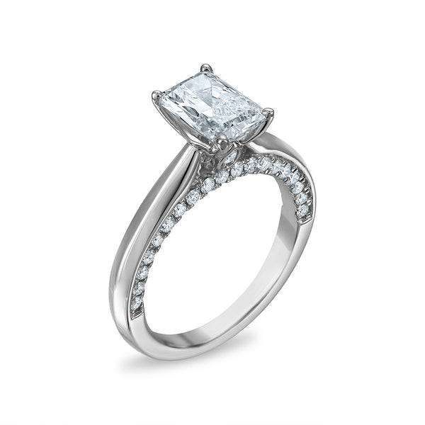 Signature EcoLove 2 CTW Lab Grown Diamond Engagement Ring in 14KT White Gold