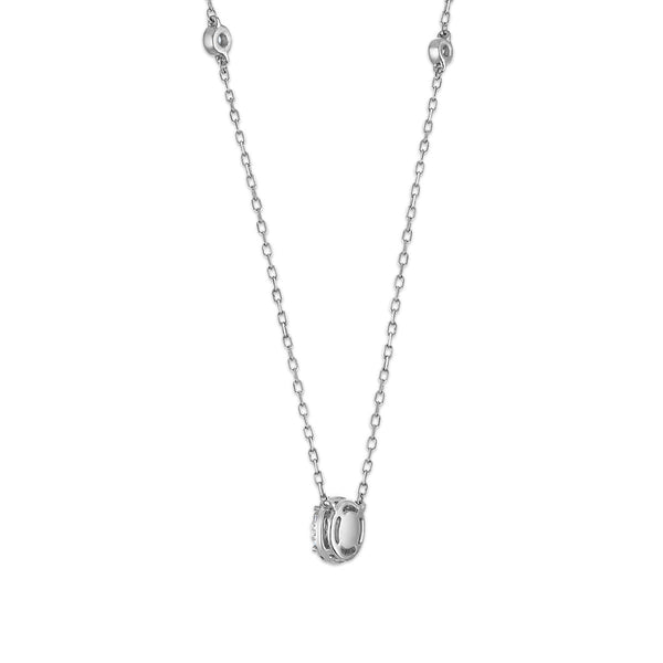 LoveSong Halo 3/8 CTW Lab Grown Diamond Necklace