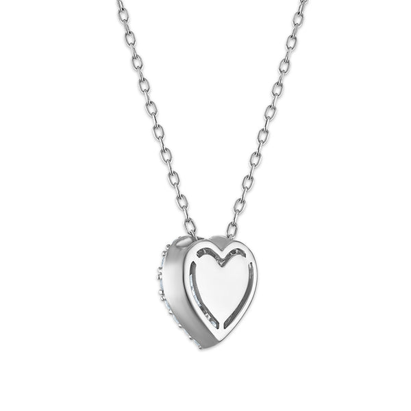 LoveSong EcoLove 1/2 CTW Lab Grown Diamond Heart Pendant