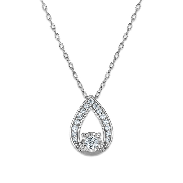 LoveSong Teardrop 1/4 CTW Lab Grown Diamond Pendant