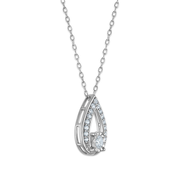 LoveSong Teardrop 1/4 CTW Lab Grown Diamond Pendant