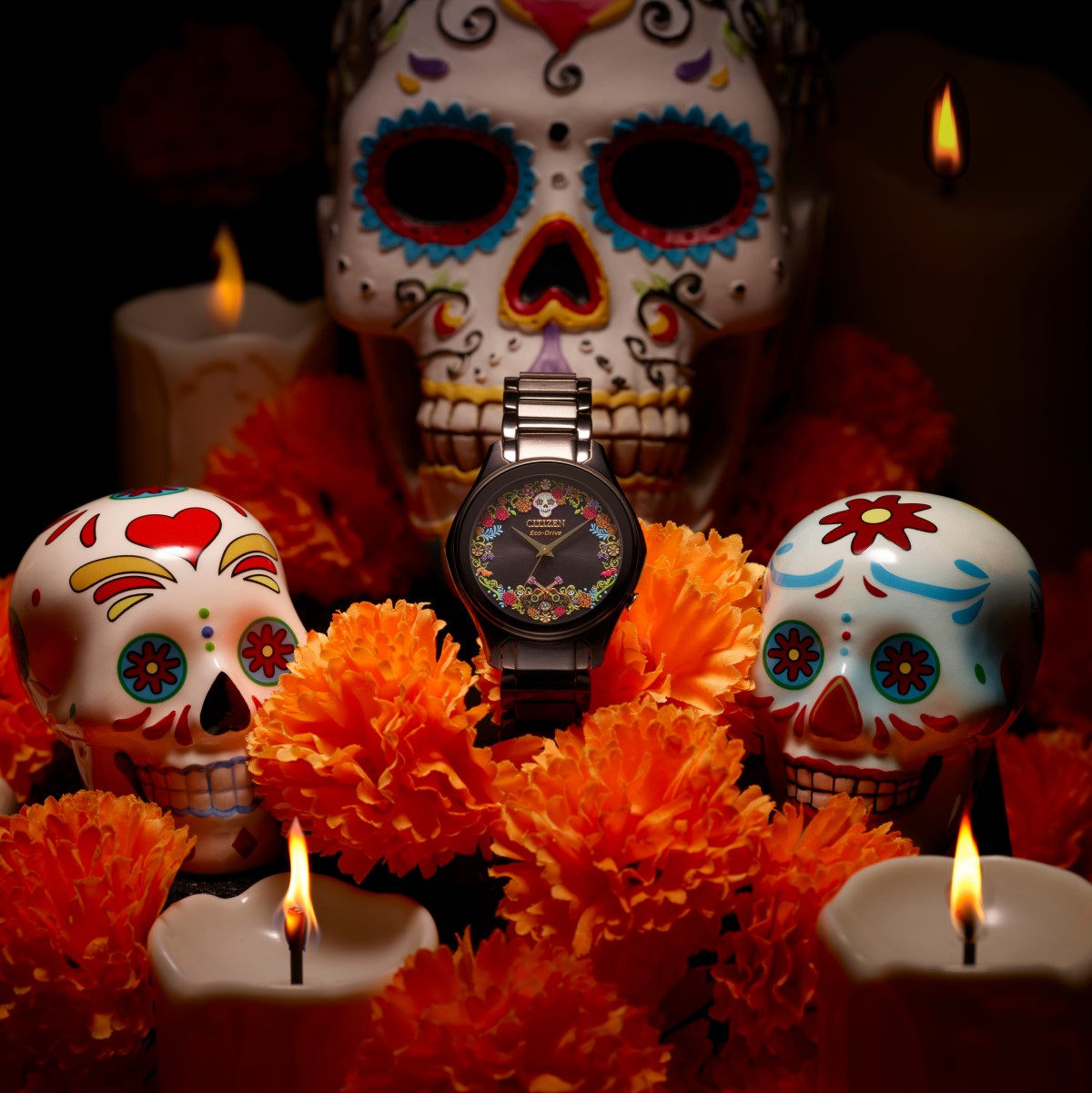 Citizen Disney Día de los Muertos Watch. EM1175-51W – Daniels Jewelers
