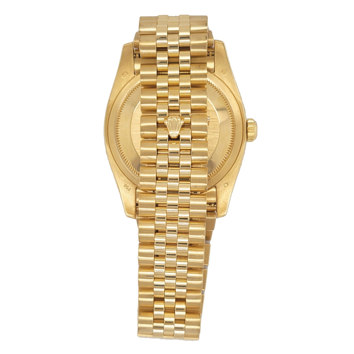シグネチャーオールセラダブルショット Pre-Owned Rolex Gold 18KT Gold Oyster Perpetual Datejust
