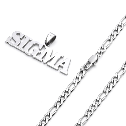 Stainless Steel 22-inch SIGMA Pendant – Daniels Jewelers