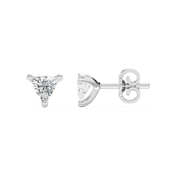 EcoLove 1/2 CTW Diamond Stud Earrings in 10KT White Gold