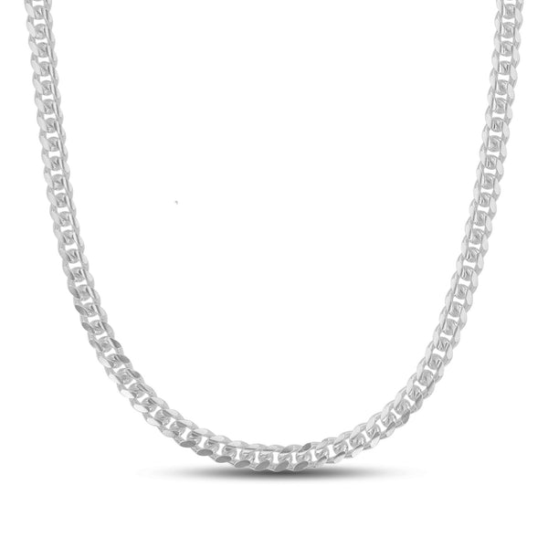 Luxe Layers Sterling Silver 20" 4.8MM Miami Cuban Link Chain
