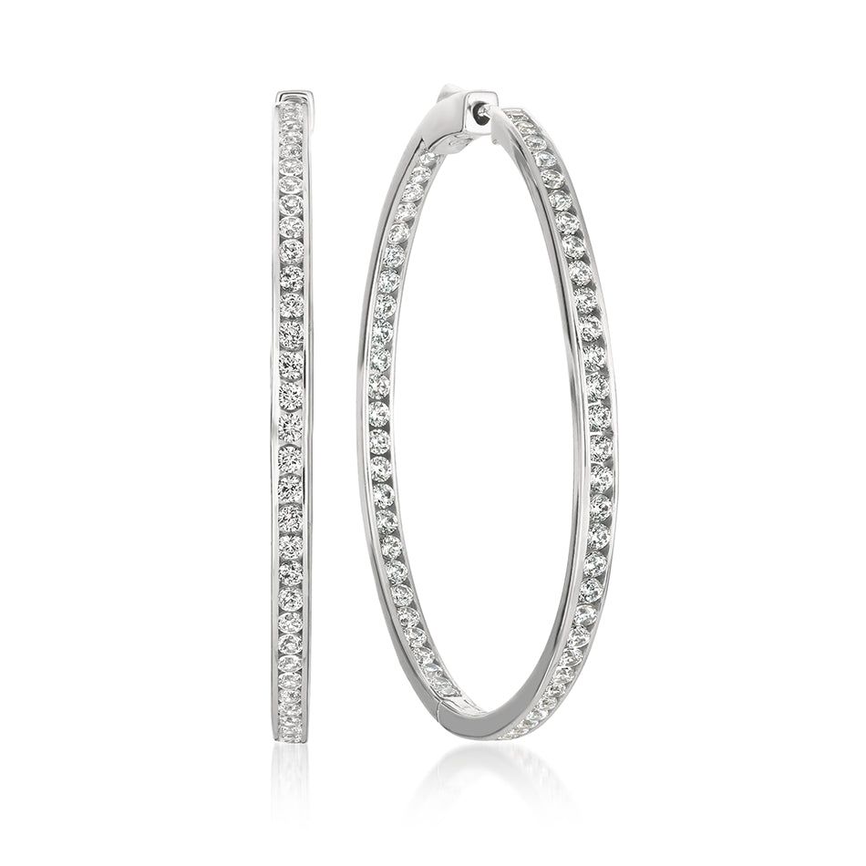 Crislu earrings outlet platinum plated