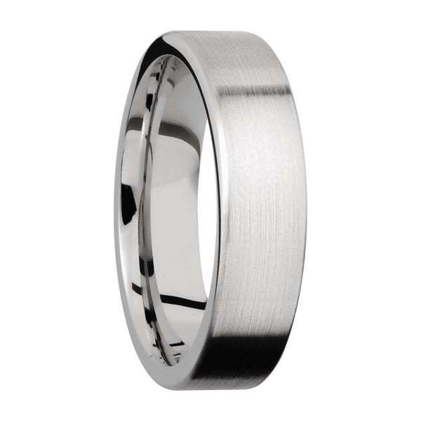 Lashbrook 10KT White Gold Band with Satin Finish