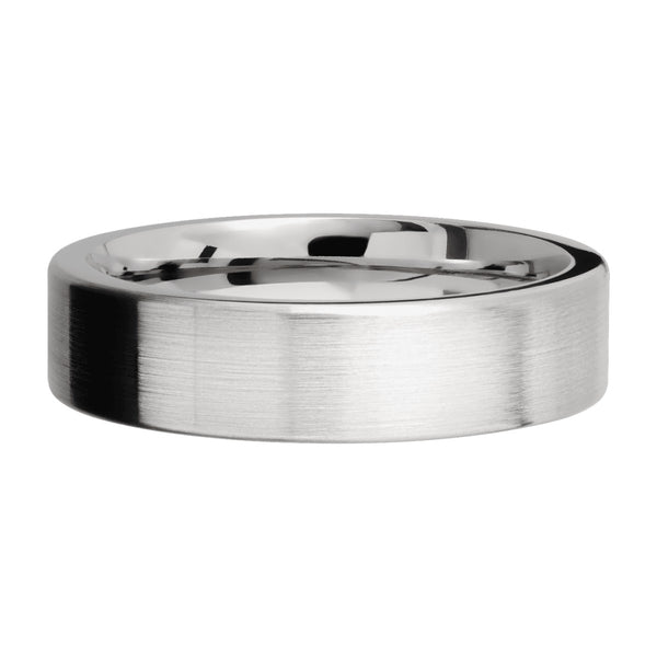 Lashbrook 10KT White Gold Band with Satin Finish