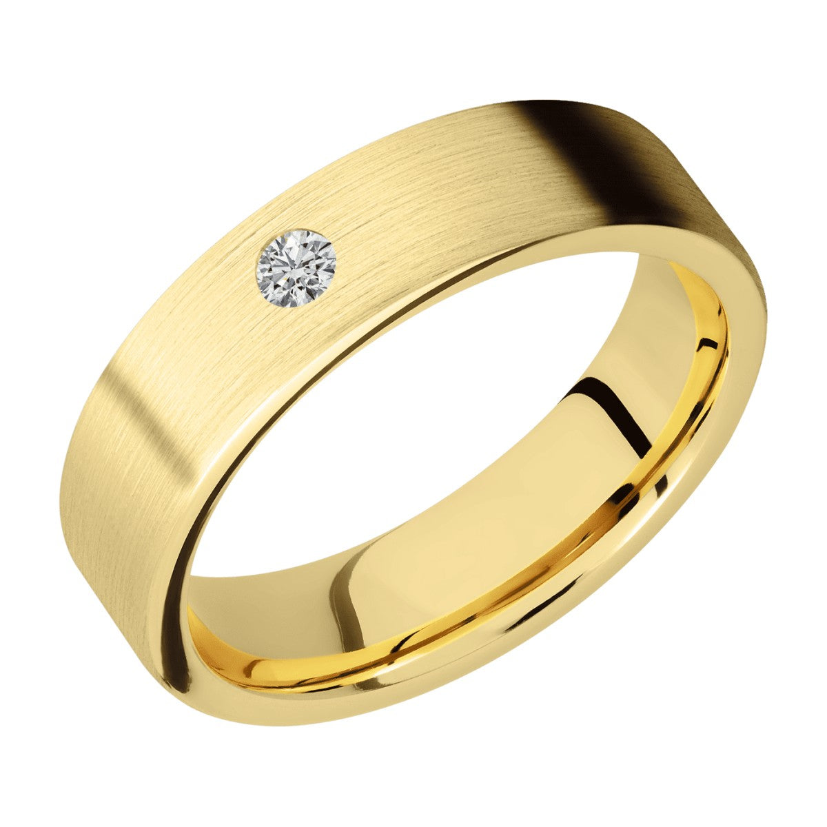 Lashbrook 10KT Yellow Gold Band with Satin Polished Finish