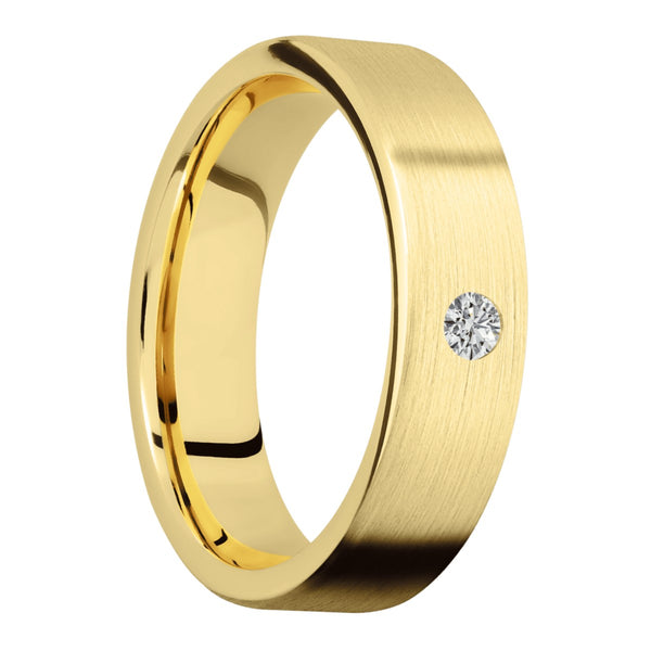 Lashbrook 10KT Yellow Gold Band with Satin Polished Finish