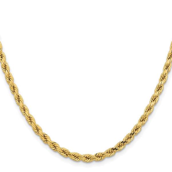 14KT Yellow Gold 24-inch 4.25MM Rope Chain