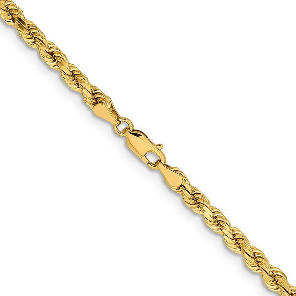 14KT Yellow Gold 24-inch 4.25MM Rope Chain