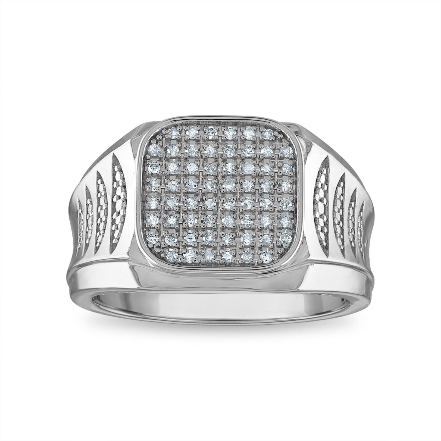 1/4 CTW Natural Diamond Ring in Sterling Silver