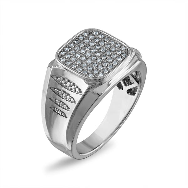 1/4 CTW Natural Diamond Ring in Sterling Silver