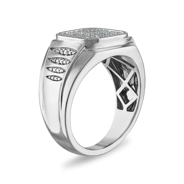 1/4 CTW Natural Diamond Ring in Sterling Silver