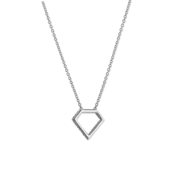 1/5 CTW Natural Diamond Fashion 18-inch Necklace in 10KT White Gold