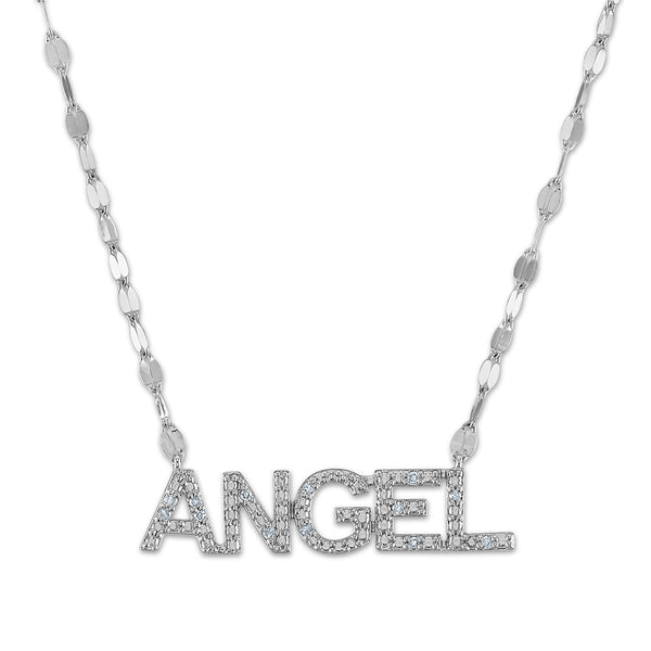 White Diamond Fashion Necklace in 10KT Gold
