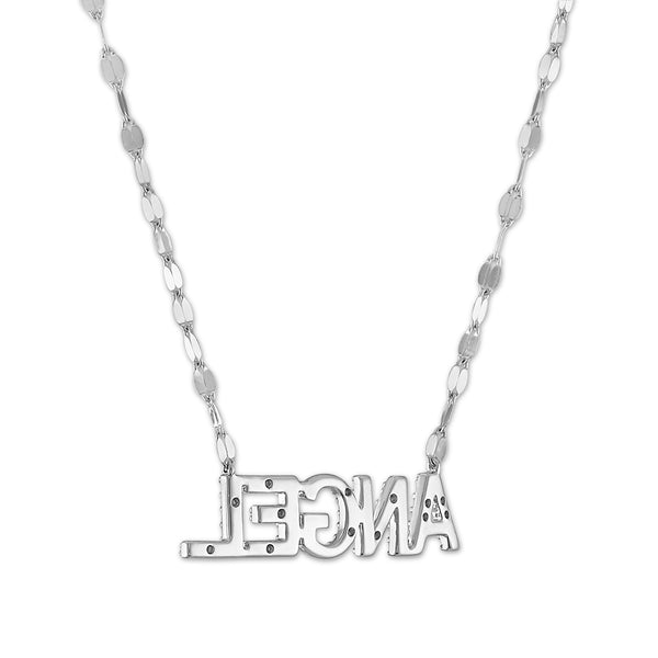 White Diamond Fashion Necklace in 10KT Gold