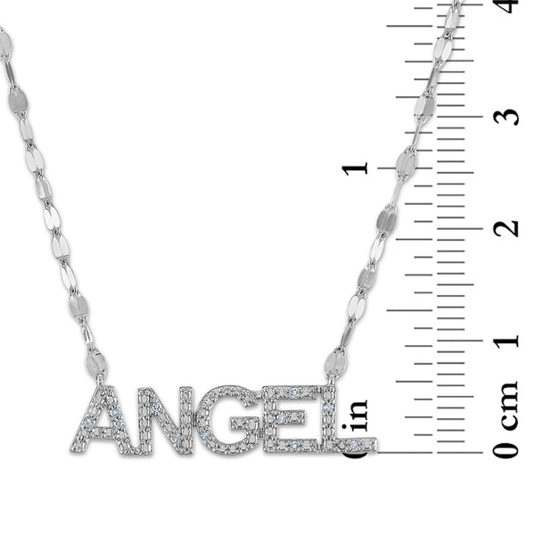 White Diamond Fashion Necklace in 10KT Gold