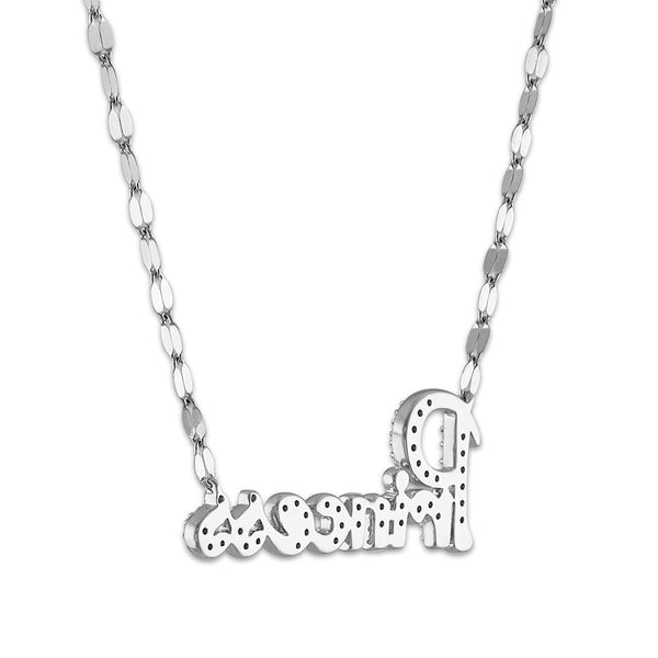 1/7 CTW Diamond 18-inch Princess Necklace in 10KT White Gold