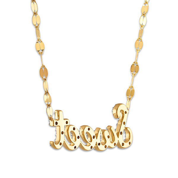 White Diamond Fashion Necklace in 10KT Gold