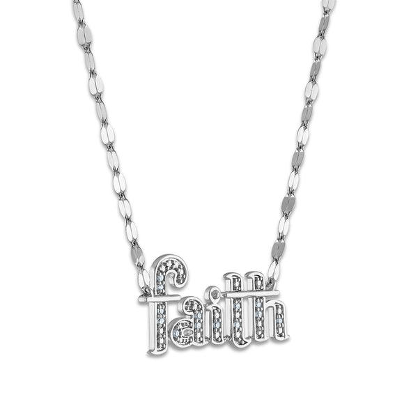 White Diamond Fashion Necklace in 10KT Gold