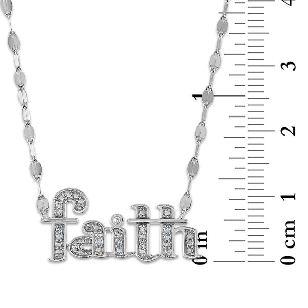 White Diamond Fashion Necklace in 10KT Gold