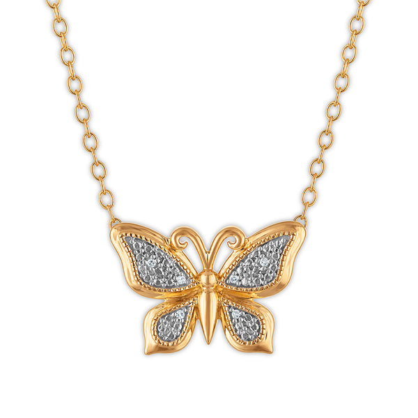 White Diamond Fashion Necklace in 925 Silver