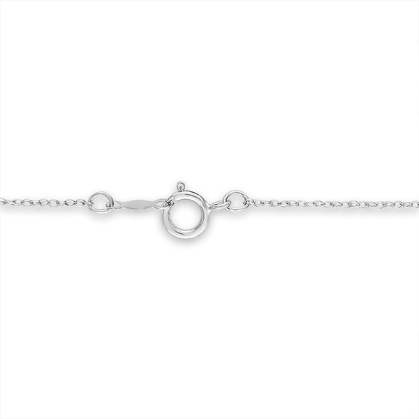 1/3 CTW Natural Diamond Heart 18-inch Pendant in 10KT White Gold