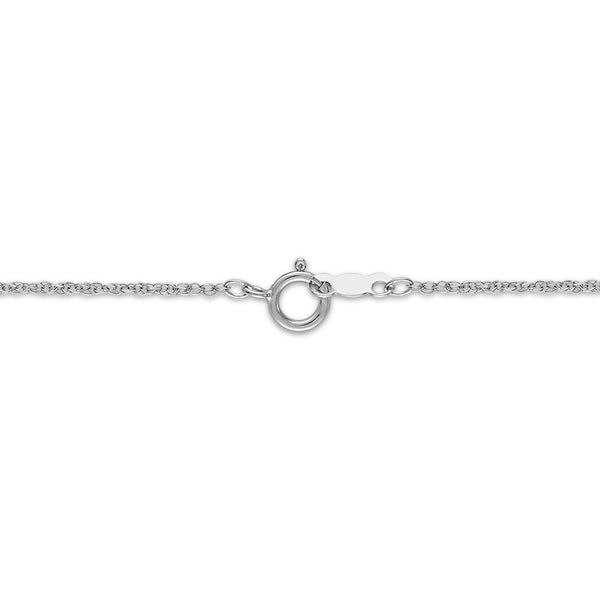 1/16 CTW Natural Diamond Mom Heart 18-inch Pendant in Sterling Silver