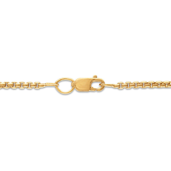 Luxe Layers 1/2 CTW Natural Diamond Nugget Dog Tag 22-inch Pendant in Gold Plated Sterling Silver