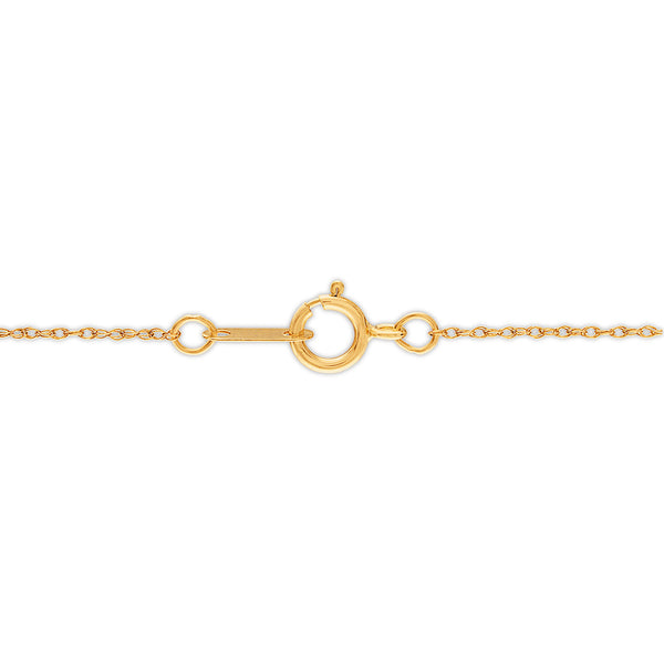 1/5 CTW Natural Diamond Heart 18-inch Pendant in 10KT Yellow Gold