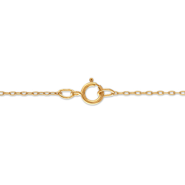 1/4 CTW Natural Diamond Mom Pendant in Yellow Gold Plated Sterling Silver