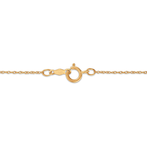 White Diamond Hearts & Symbols Pendant in 10KT Gold