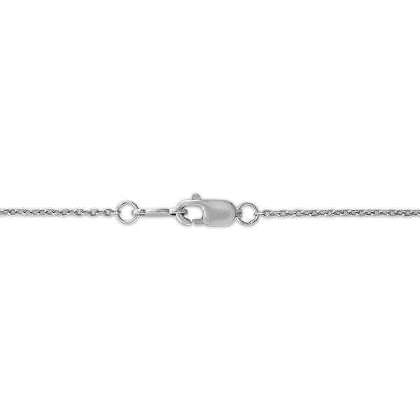 White Diamond Hearts & Symbols Pendant in 925 Silver