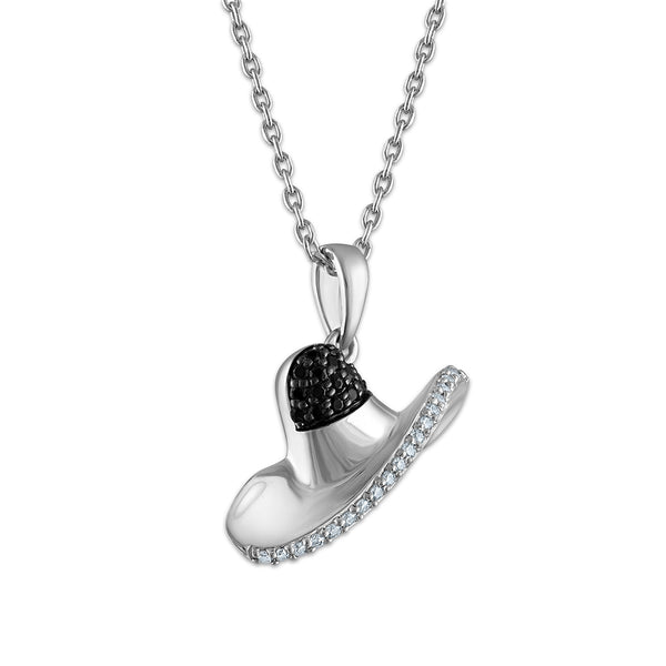 White Diamond Fashion Pendant in 925 Silver