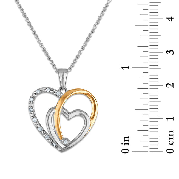 Daniels 1/10 CTW Diamond Heart Pendant Gift w/Purchase