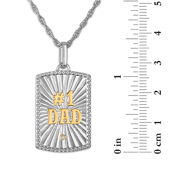 White Diamond Fashion Pendant in 925 Silver