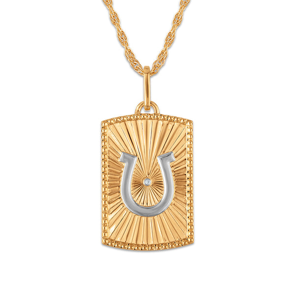 White Diamond Fashion Pendant in 925 Silver