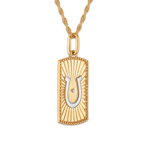 White Diamond Fashion Pendant in 925 Silver