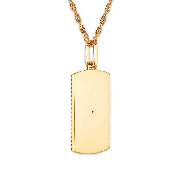 White Diamond Fashion Pendant in 925 Silver