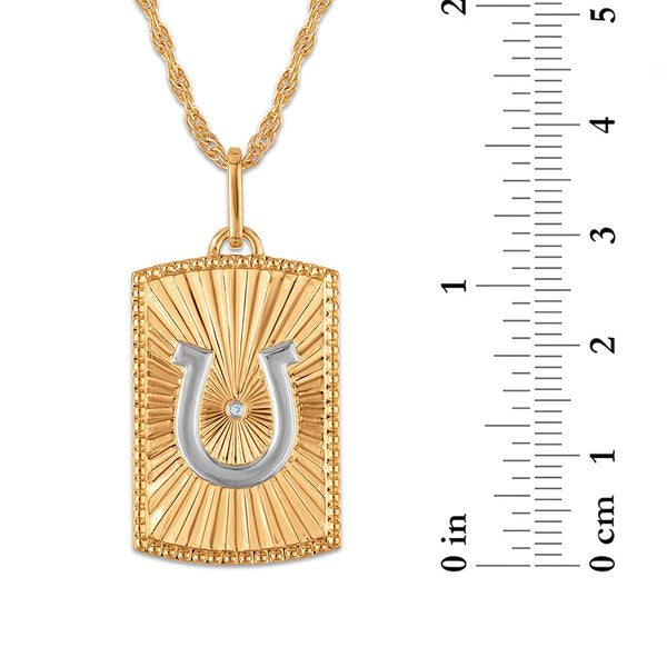 White Diamond Fashion Pendant in 925 Silver