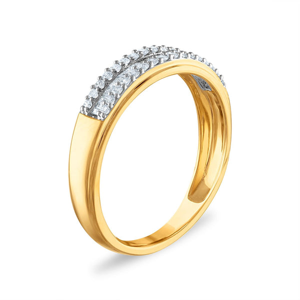 3/4 CTW Natural Diamond Halo Bridal Set Ring in 10KT Yellow Gold