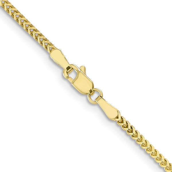 10KT Yellow Gold 30-inch 1.5MM Franco Chain
