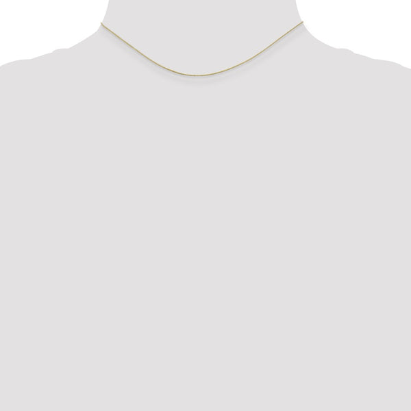 10KT Yellow Gold 14-inch 0.5MM Childrens Box Chain