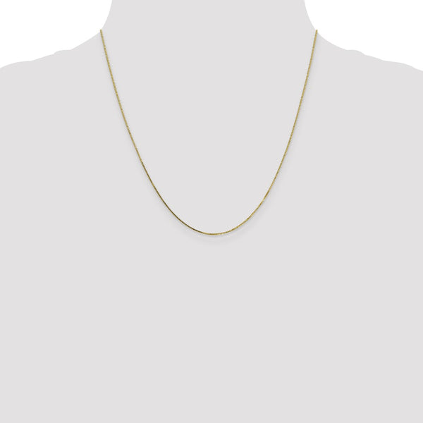 10KT Yellow Gold 20-inch 0.7MM Box Pendant Chain
