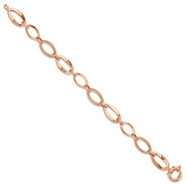 10KT Rose Gold 7.5-inch Bracelet